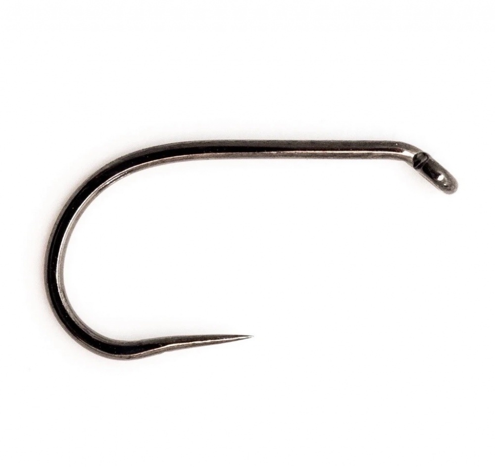 Fario Barbless Fbl 302 Short Shank Hook Black (Pack Of 100) Size 8 Trout Fly Tying Hooks